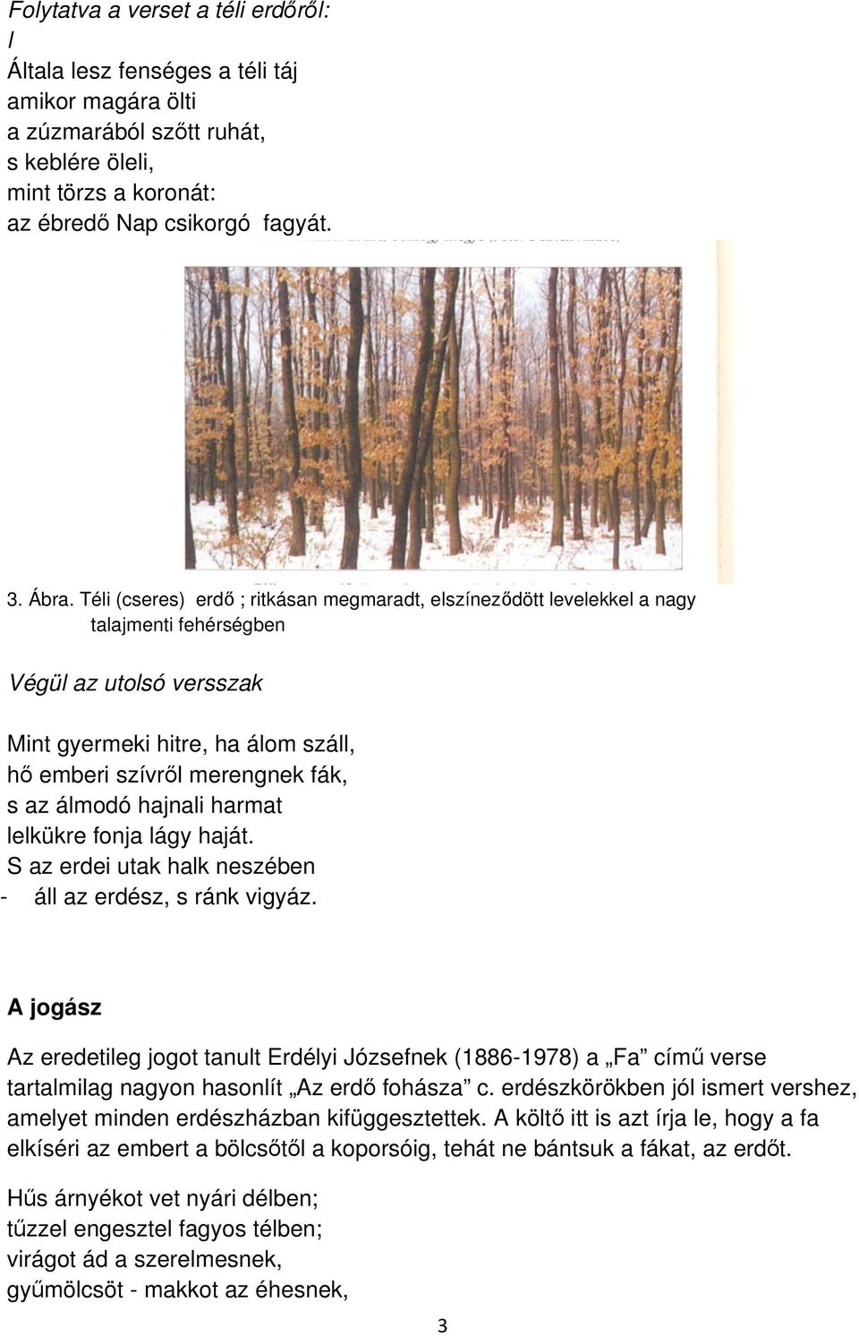 álmodó hajnali harmat lelkükre fonja lágy haját. S az erdei utak halk neszében - áll az erdész, s ránk vigyáz.