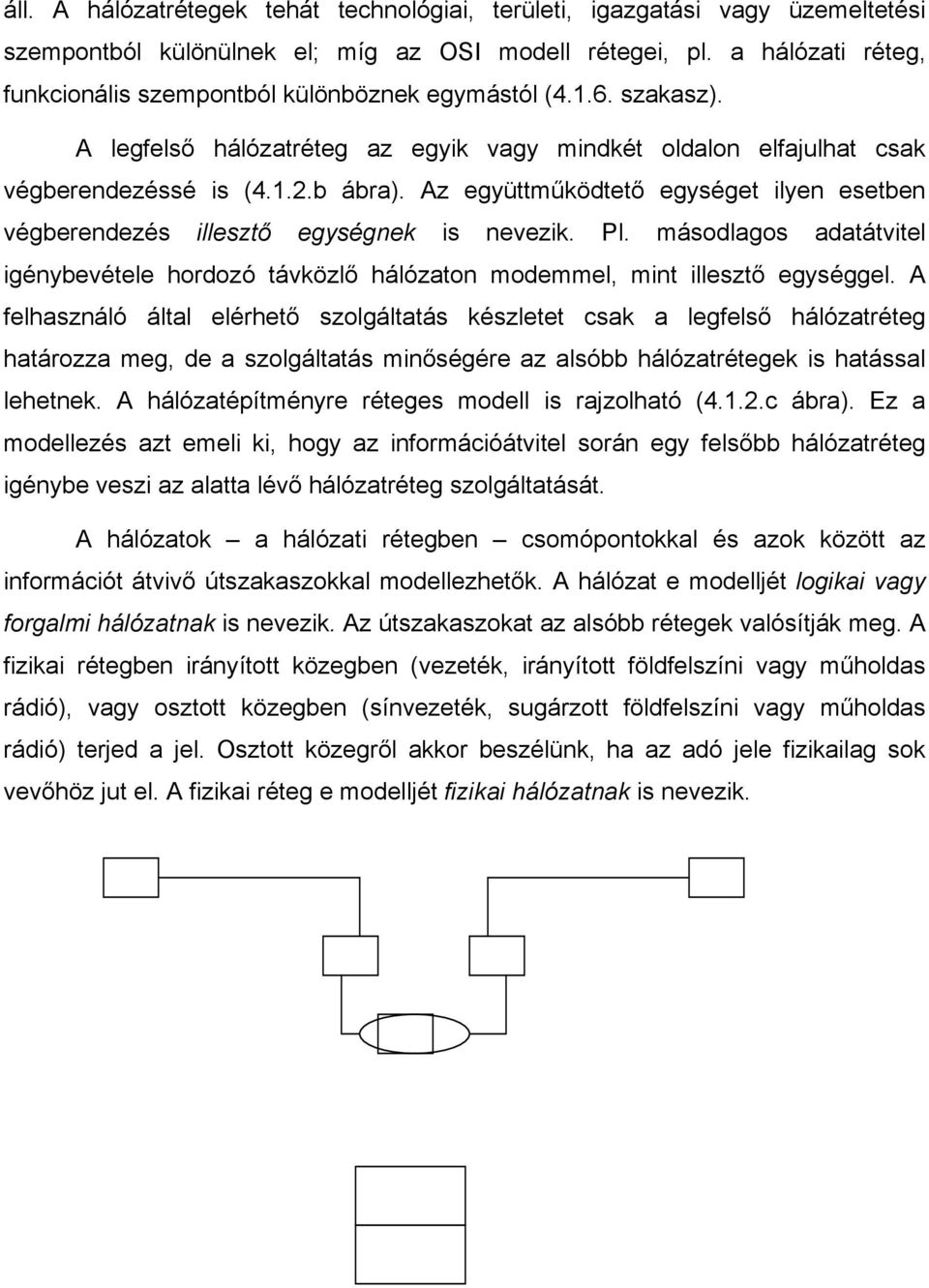 Az együttműködtető egységet ilyen esetben végberendezés illesztő egységnek is nevezik. Pl. másodlagos adatátvitel igénybevétele hordozó távközlő hálózaton modemmel, mint illesztő egységgel.