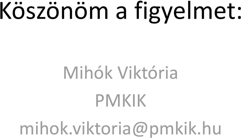 Viktória PMKIK