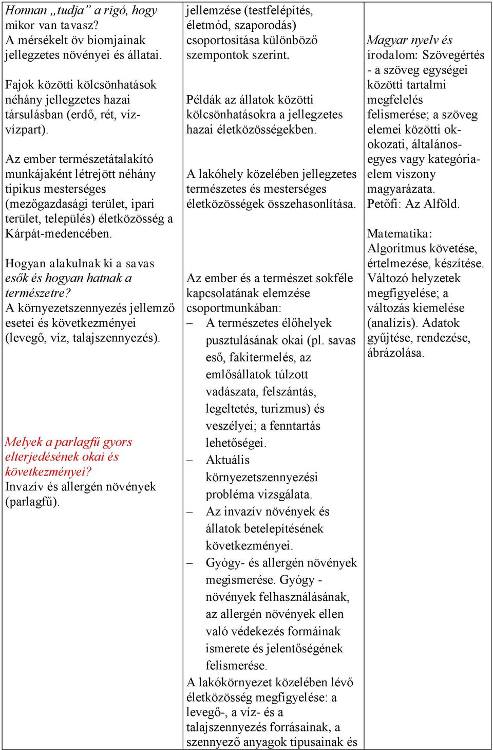 Hogyan alakulnak ki a savas esők és hogyan hatnak a természetre? A környezetszennyezés jellemző esetei és következményei (levegő, víz, talajszennyezés).