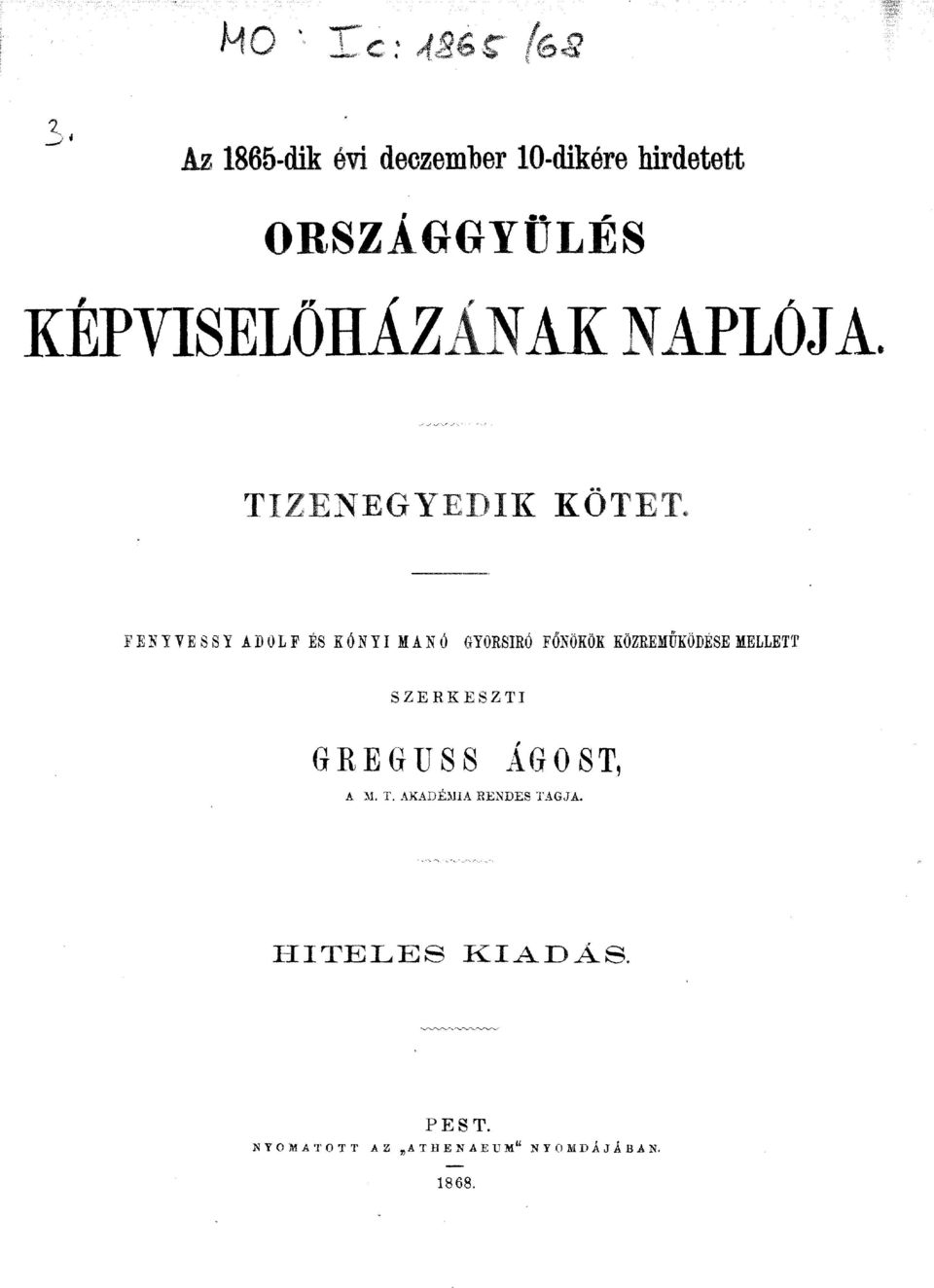 NAPLÖJA. TIZENEGYEDIK KÖTET.