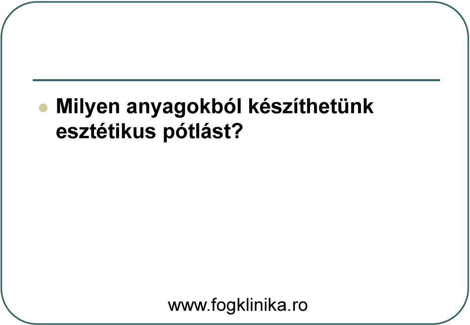 készíthetünk