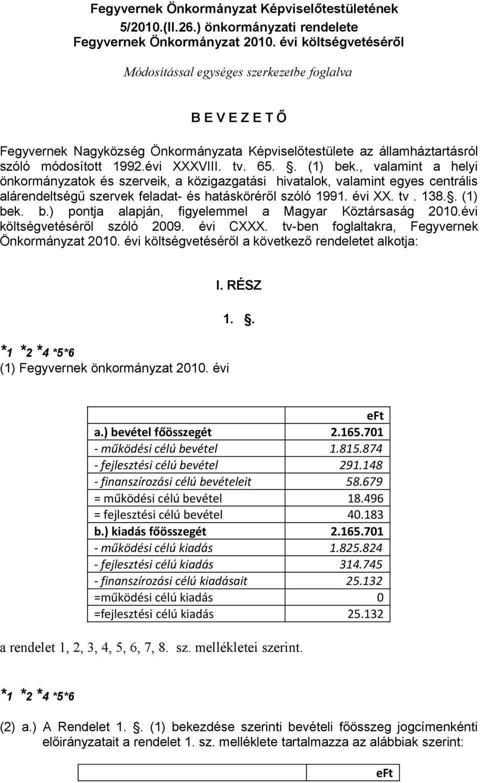 . (1) bek., valamint a helyi önkormányzatok és szerveik, a közigazgatási hivatalok, valamint egyes centrális alárendeltségű szervek feladat- és hatásköréről szóló 1991. évi XX. tv. 138.. (1) bek. b.) pontja alapján, figyelemmel a Magyar Köztársaság 2010.