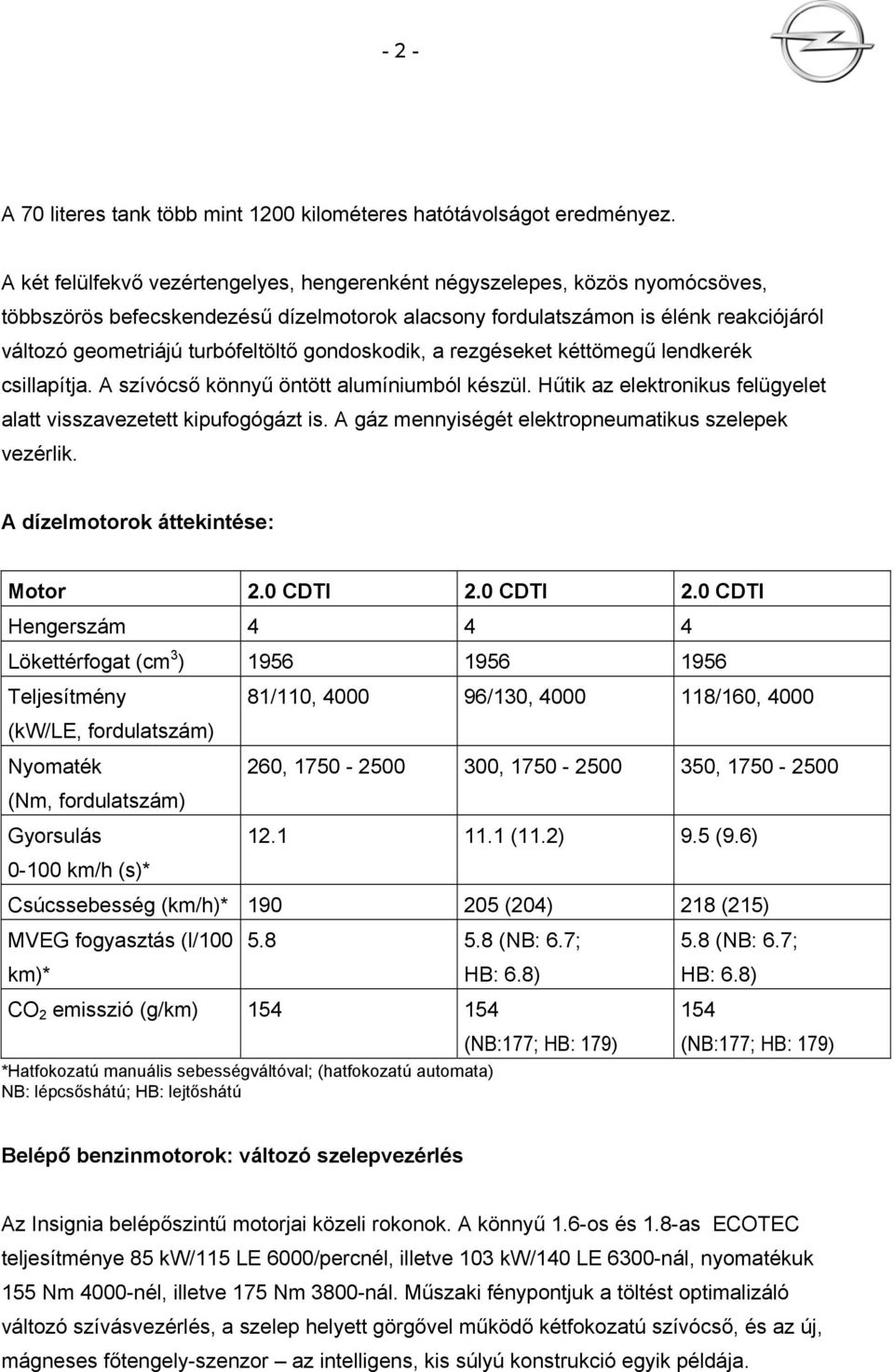 gondoskodik, a rezgéseket kéttömegű lendkerék csillapítja. A szívócső könnyű öntött alumíniumból készül. Hűtik az elektronikus felügyelet alatt visszavezetett kipufogógázt is.