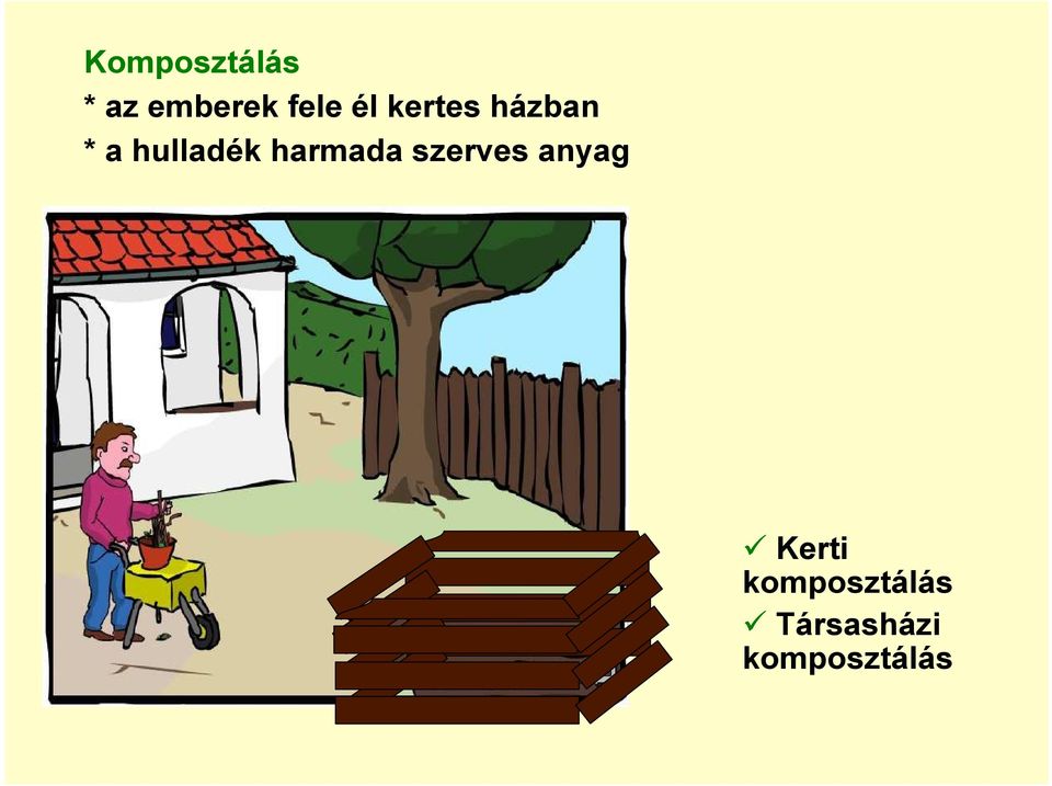 harmada szerves anyag Kerti