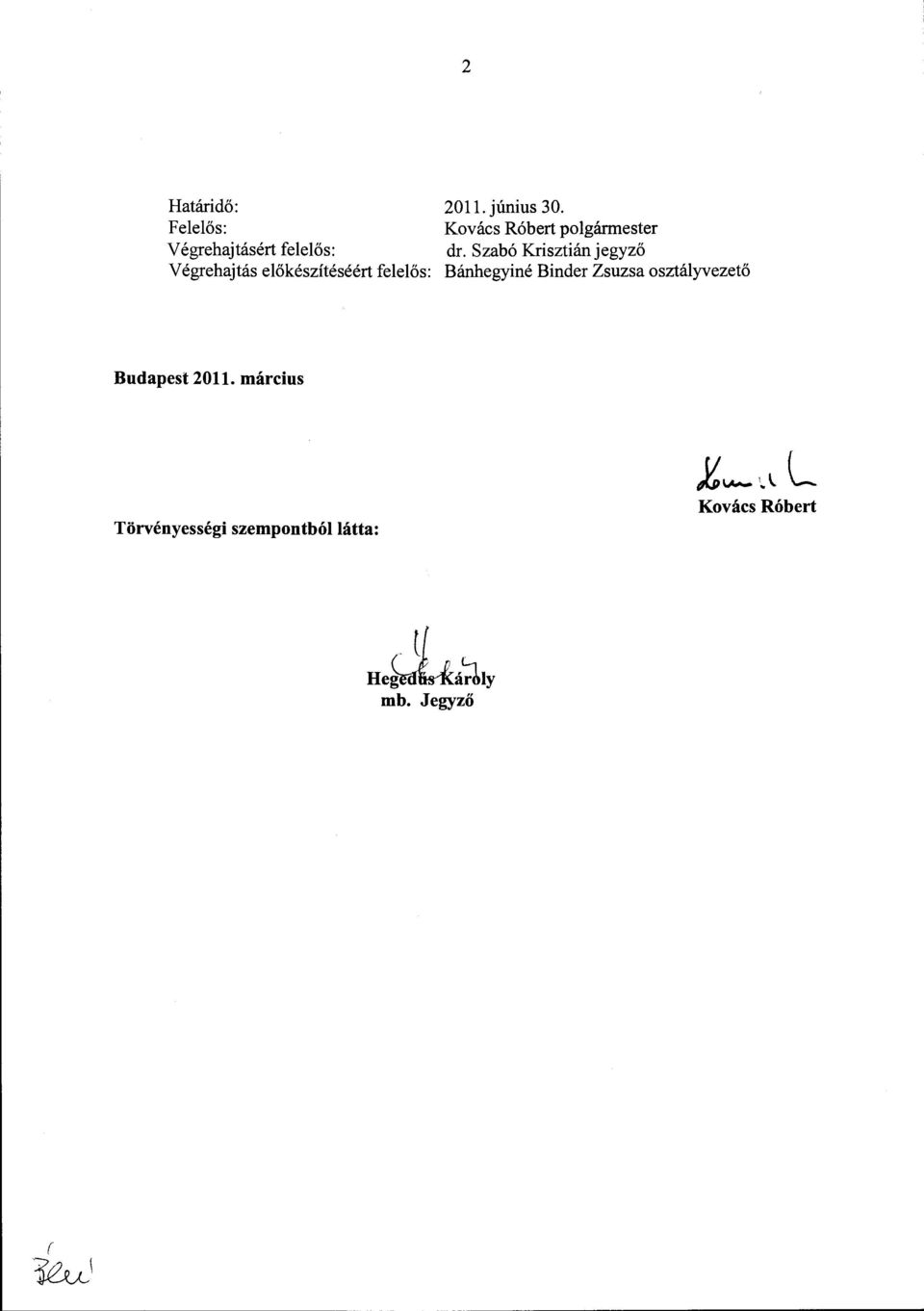 Kovács Róbert polgármester dr.