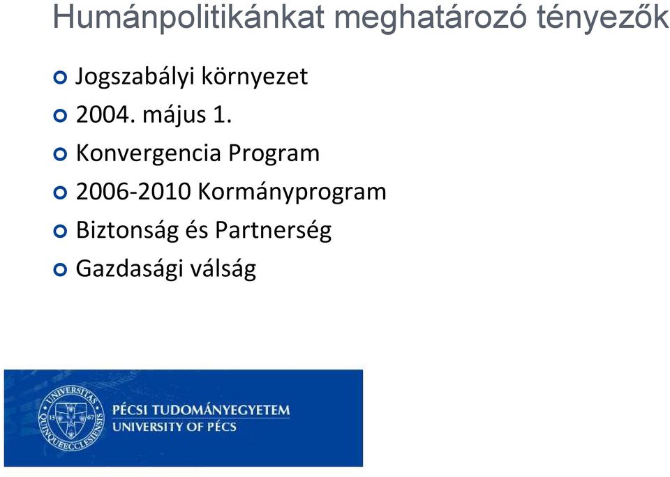 Konvergencia Program 2006-2010