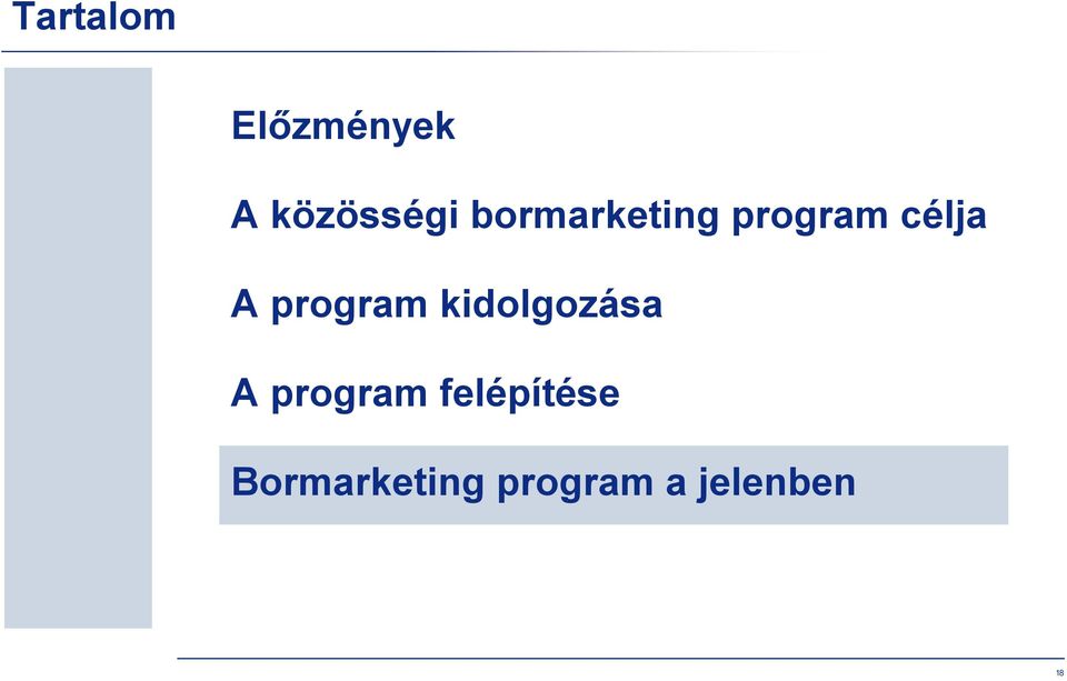 program kidolgozása A program