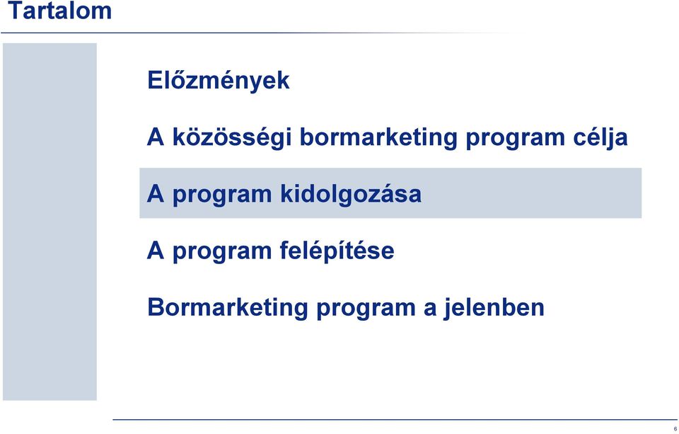 program kidolgozása A program