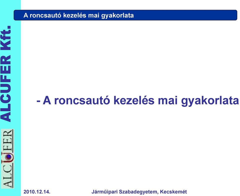 kezelés