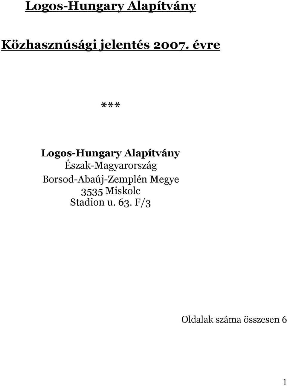 Észak-Magyarország Borsod-Abaúj-Zemplén Megye