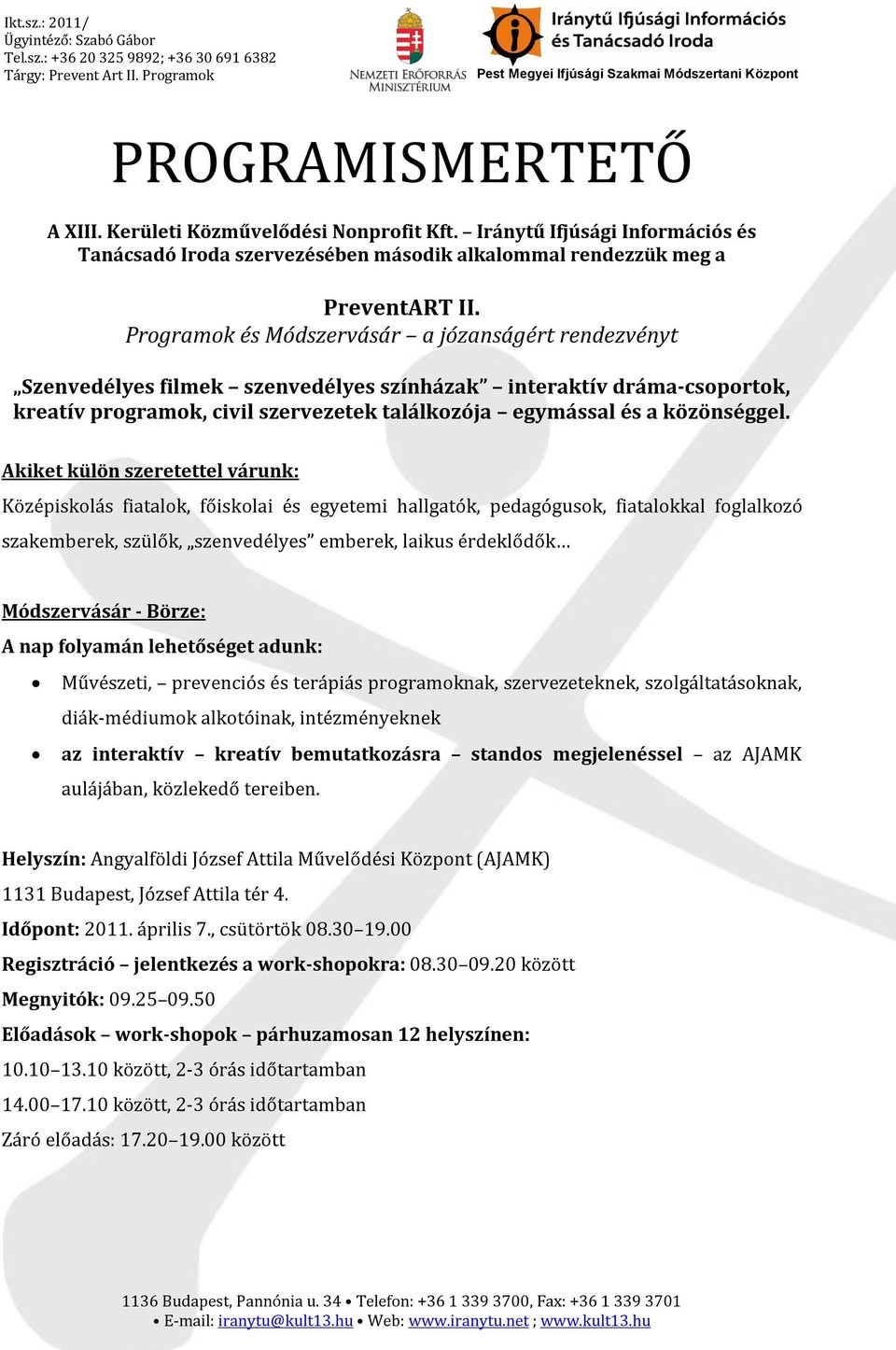 PREVENT ART ÁPRILIS 7. - PDF Free Download