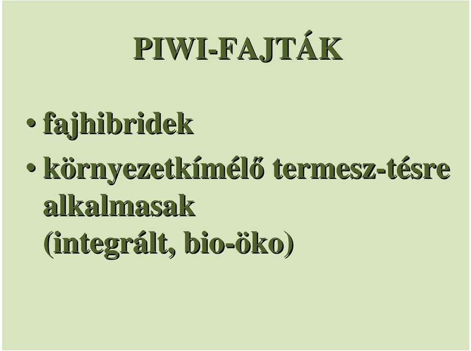 környezetkímélő
