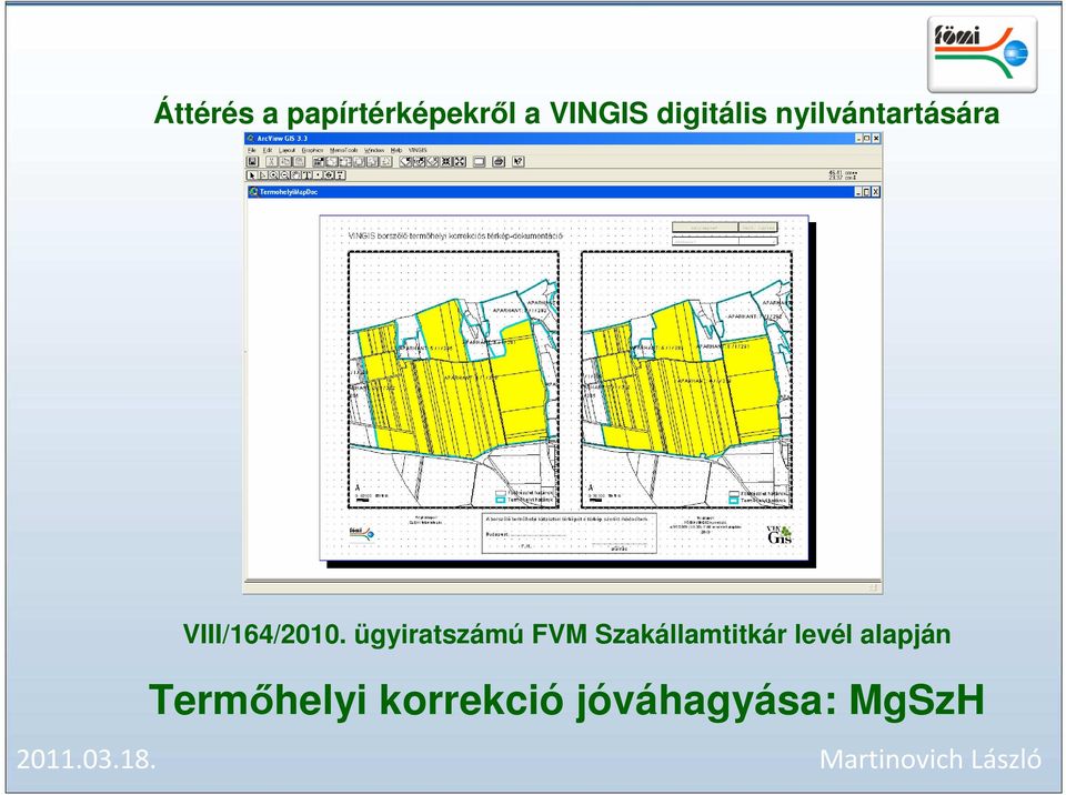 ügyiratszámú FVM Szakállamtitkár levél