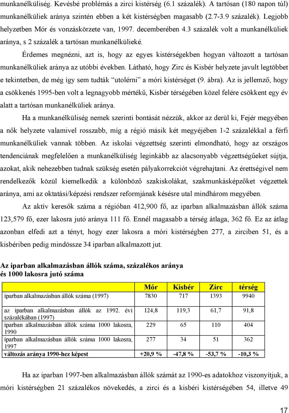 Érdemes megnézni, azt is, hogy az egyes kistérségekben hogyan változott a tartósan munkanélküliek aránya az utóbbi években.