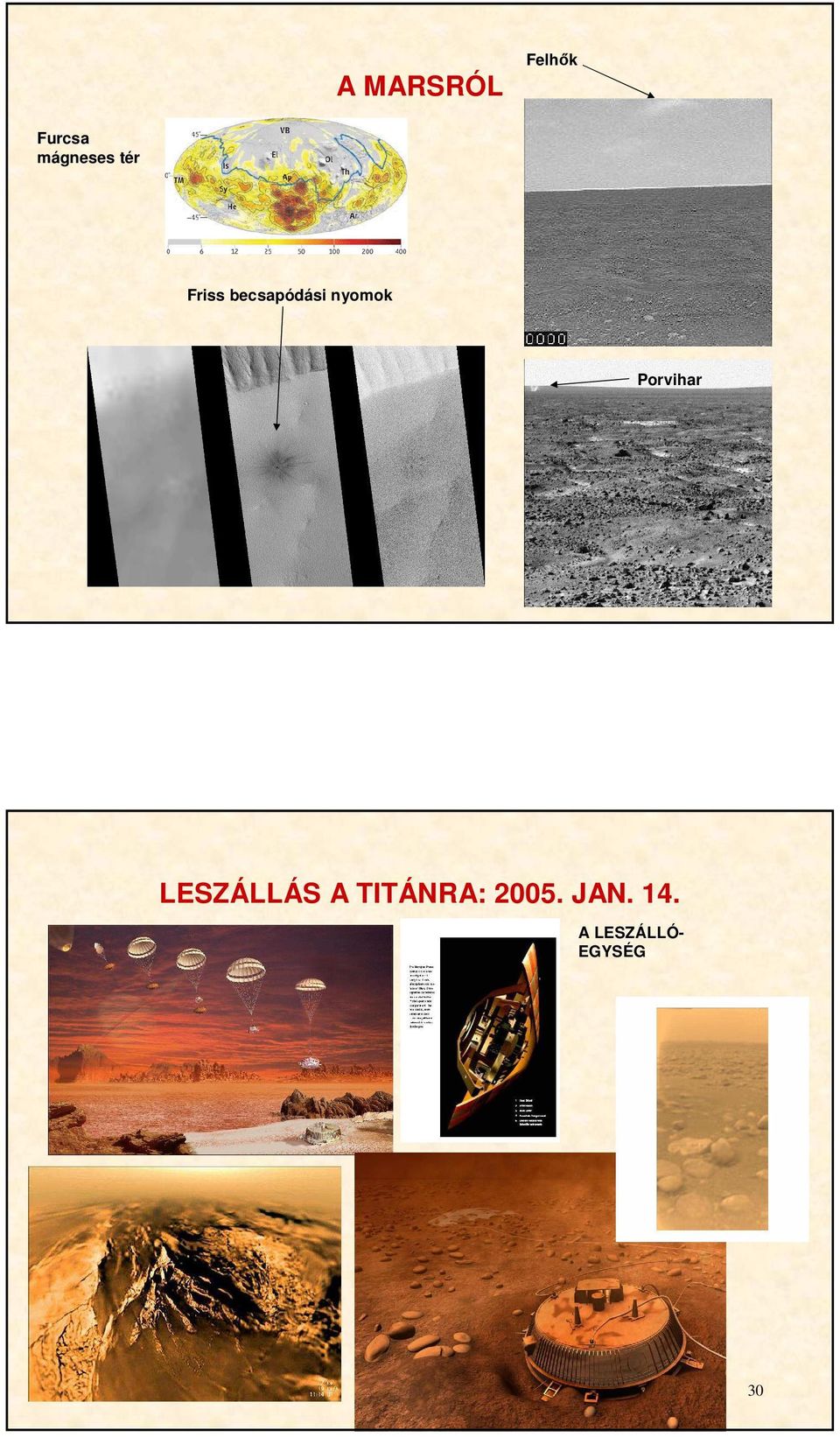 LESZÁLLÁS A TITÁNRA: 2005. JAN. 14.