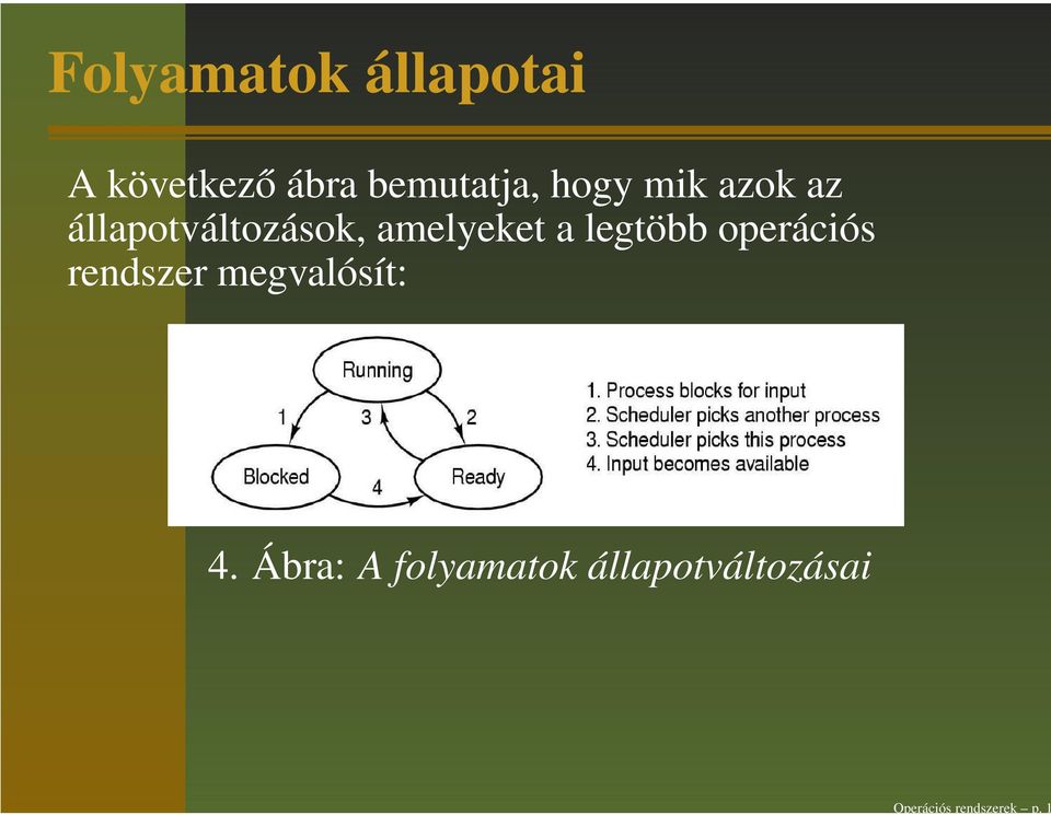 állapotváltozások, amelyeket a legtöbb