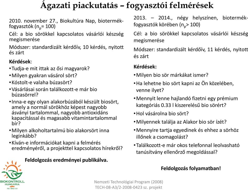 ősi magyarok? Milyen gyakran vásárol sört? Kóstolt-e valaha búzasört? Vásárlásai során találkozott-e már bio búzasörrel?