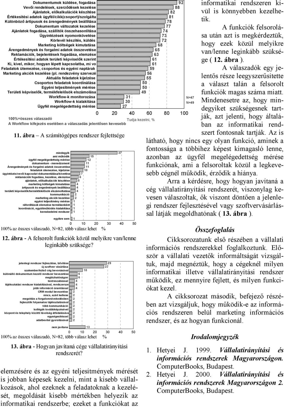 adatok összevetése Reklamációk, bejelentések fogadása, elemzése Értékesítési adatok területi képviselők szerint Ki, kivel, mikor, hogyan lépett kapcsolatba, mi vo Feladatok ütemezése, csoportos és