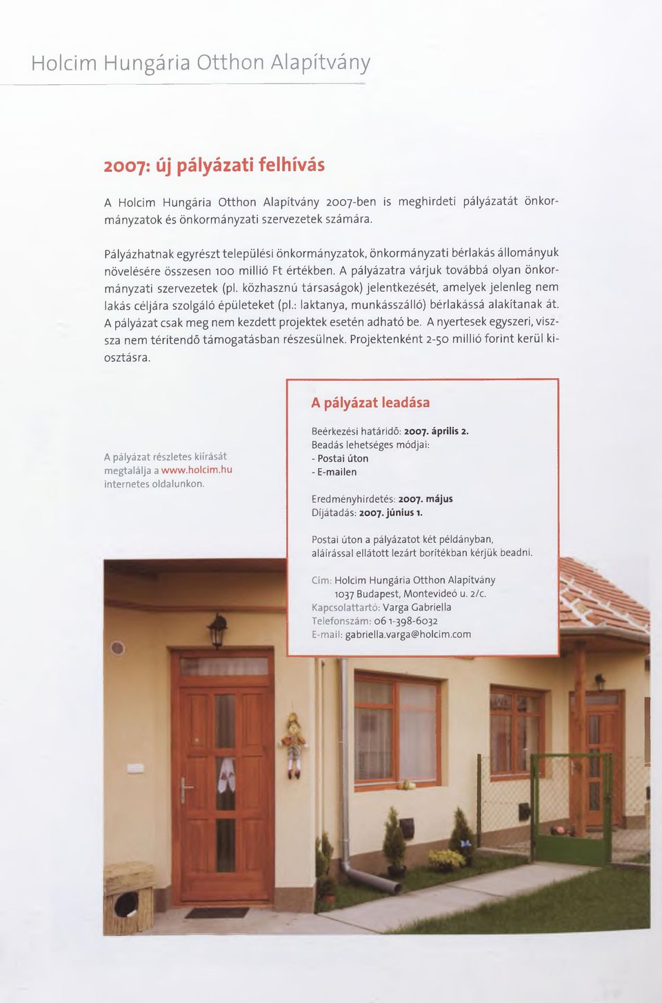 Holcim Hungária Otthon Alapítvány - PDF Free Download