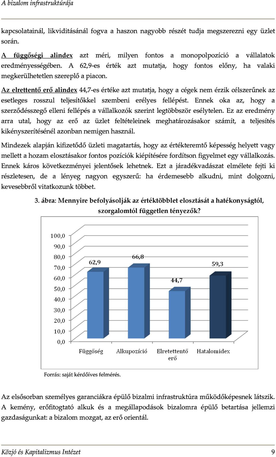 ennekokaaz,hogy megkerülhetetlenszereplőapiacon. alindex44,7-esértékeaztmutatja,hogyacégeknemérzikcélszerűnekaz a A függőségi kikényszerítésénélazonbannemigenhasznál.