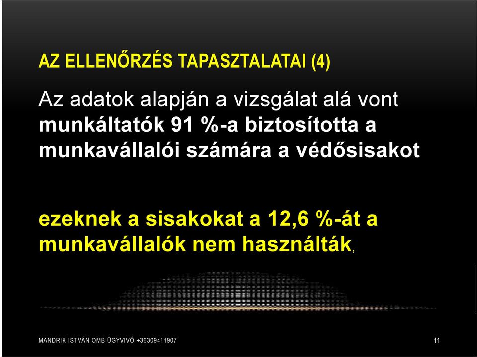 számára a védősisakot ezeknek a sisakokat a 12,6 %-át a