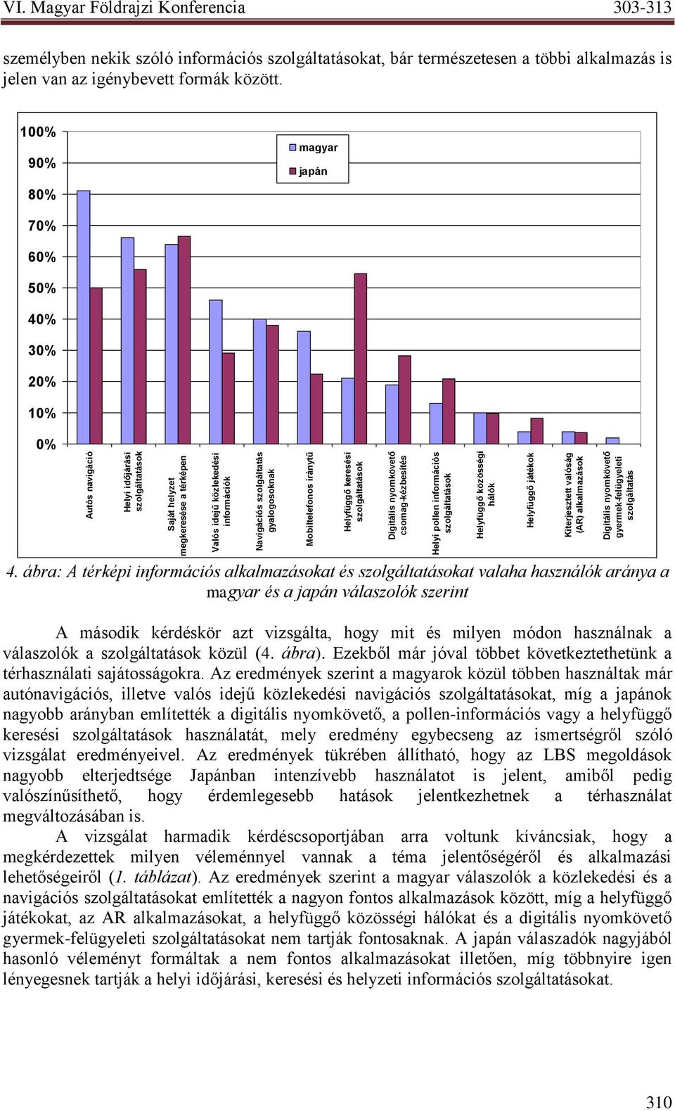 Magyar Földrajzi Konferencia 303-313 személyben nekik szóló információs at, bár természetesen a többi alkalmazás is jelen van az igénybevett formák között.