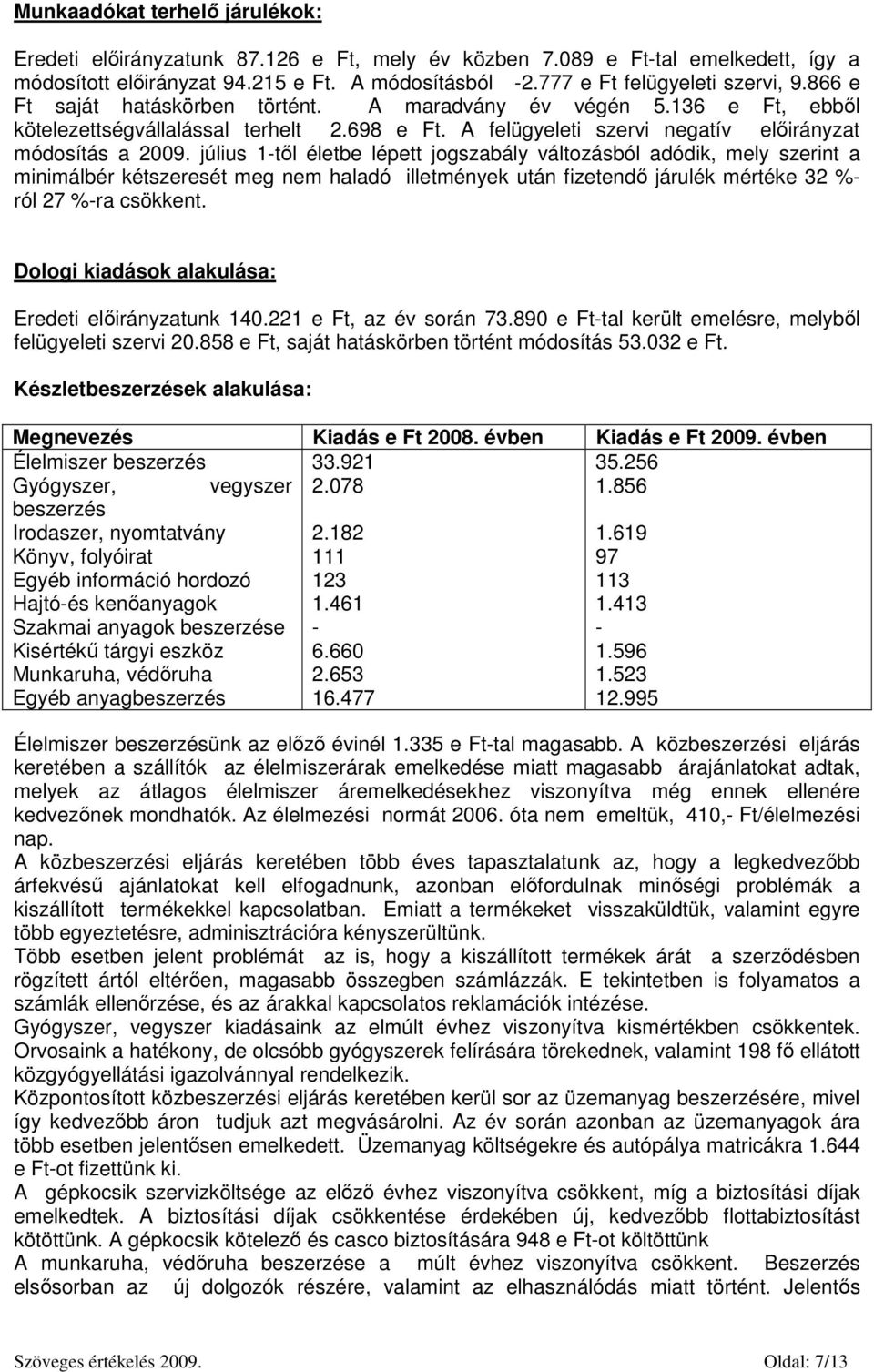 július 1-től életbe lépett jogszabály változásból adódik, mely szerint a minimálbér kétszeresét meg nem haladó illetmények után fizetendő járulék mértéke 32 %- ról 27 %-ra csökkent.