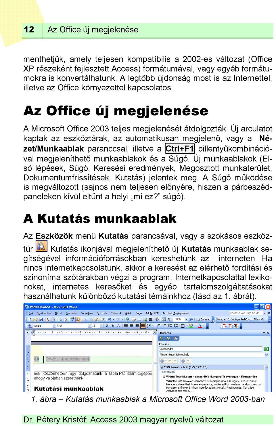 Új arculatot kaptak az eszköztárak, az automatikusan megjelenő, vagy a Nézet/Munkaablak paranccsal, illetve a Ctrl+F1 billentyűkombinációval megjeleníthető munkaablakok és a Súgó.