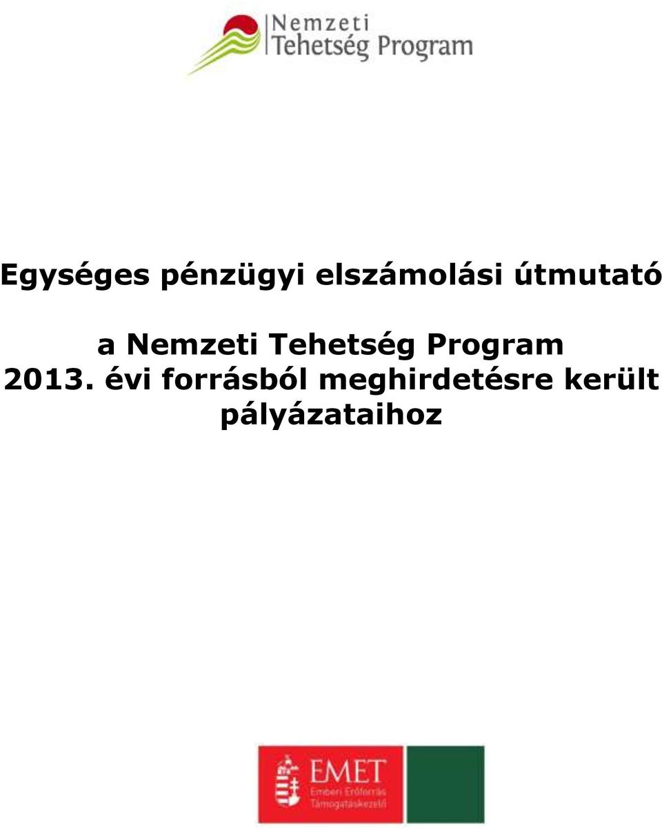 Program 2013.