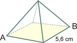 44 MATEMATIKA A 9. ÉVFOLYAM Tanári útmutató Megoldás: 45. Egy 6 cm élhosszúságú kockát hat élének felezőpontjaira fektetett síkkal kettévágunk az ábra szerint.