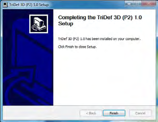 4. 3D megtekintése a TriDef 3D szoftverrel 4.