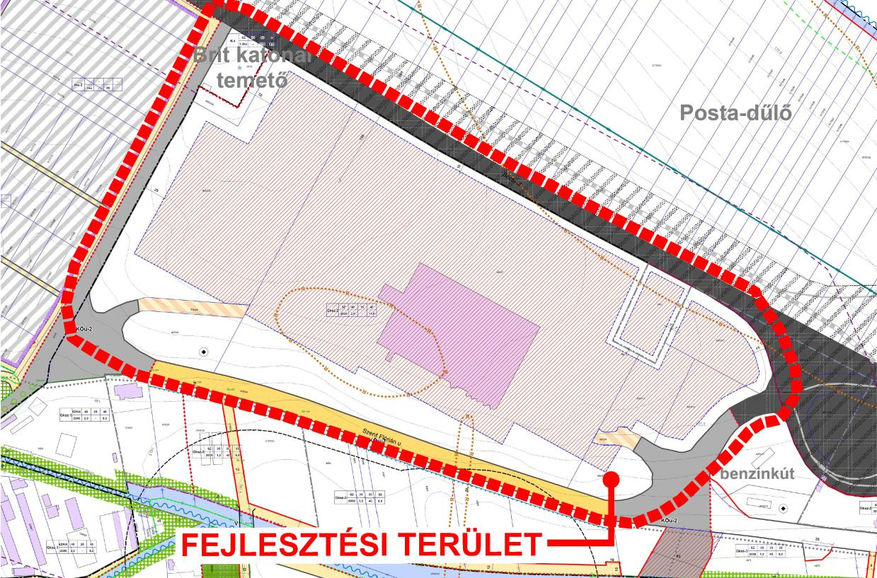 10 sz. fő - Külső-Vs utc - Szent Flórián utc áltl htárolt terület eseti HÉSZ módosítás 24 1.3.2. A htályos Helyi Építési Szályzt vontkozó megállpítási Solymár ngyközség képviselő-testülete 4/2003 (I.