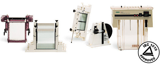 8. ábra: DCode Universal Mutation Detection System (Bio-Rad, München, Németország) A DCode Universal Mutation Detection System készüléken a puffer hőmérsékletének növelésével érhető el az