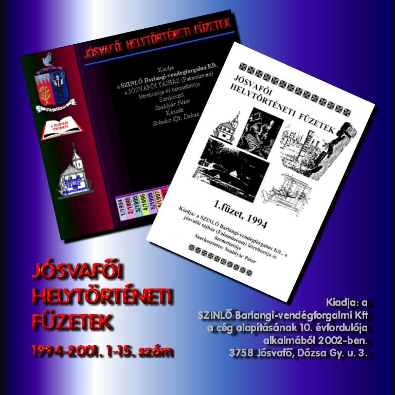 Megjelent a Jósvafői Helytörténeti Füzetek első 15 száma CD-n!