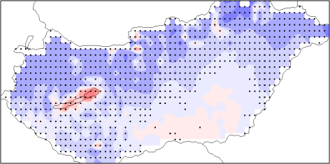 A sugárzási kényszer változásán alapuló új éghajlati szcenáriók a Kárpát-medence térségére EEA-C13-10 21 ALADIN_ERAI CARPATCLIM ALADIN_ARP CARPATCLIM RegCM_ERAI CARPATCLIM RegCM_HadG CARPATCLIM DJF