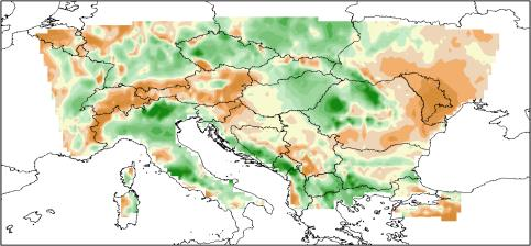 A sugárzási kényszer változásán alapuló új éghajlati szcenáriók a Kárpát-medence térségére EEA-C13-10 ALADIN_ARP E-OBS RegCM_ERAI E-OBS RegCM_HadG E-OBS DJF SON JJA MAM Éves ALADIN_ERAI E-OBS 28 13.