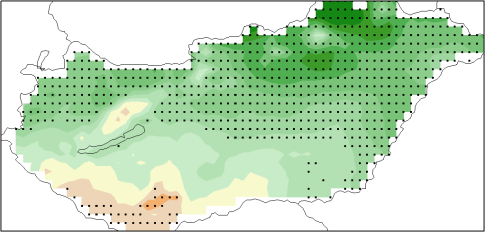 A sugárzási kényszer változásán alapuló új éghajlati szcenáriók a Kárpát-medence térségére EEA-C13-10 29 ALADIN_ERAI CARPATCLIM ALADIN_ARP CARPATCLIM RegCM_ERAI CARPATCLIM RegCM_HadG CARPATCLIM DJF