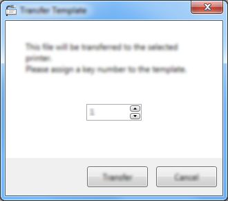 A Cable Label Tool használata Sablonok átvitele a Cable Label Toolból a P-touch címkekészítő készülékre 9 Az átviteli funkció használatával a P-touch Transfer Manager nélkül is átvihet egy sablont