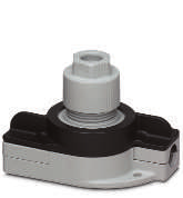 Energiaelosztó - QPD rendszer T-elosztó QUICKON gyorscsatlakozás-technikával Üzemi áram [A] 50 45 40 35 30 25 20 15 1 10 5 1 =4mm 2 0 0 20 40 60 80 100 120 Energia T-elosztó, 5 pólusú, 2,5.