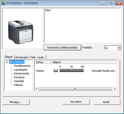 A papírtípus és a papírméret megadása a Smart Organizing Monitor használatával A papírtípus és a papírméret megadása a Smart Organizing Monitor használatával Az ebben a részben leírt eljárás Windows