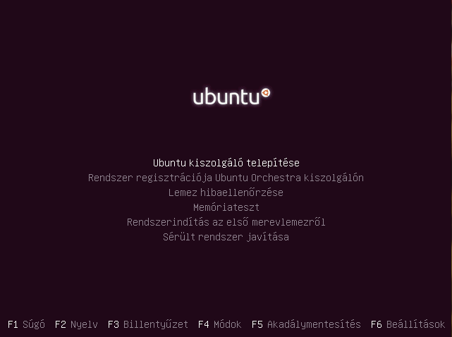 Ubuntu szerver telepítése Ebben a leírásban egy alap Ubuntu Server 11.10 kiszolgálót telepítek, a távoli elérés végett OpenSSH-val.
