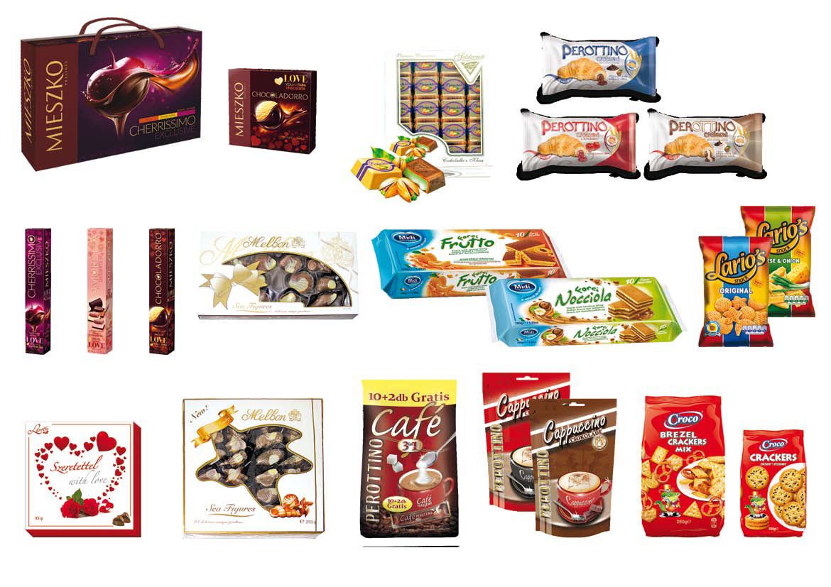 SOLIDARNOSC kocka krémmel töltött tejpraliné (60 db) csoki ízű, kávé ízű, mandula ízű, pisztácia ízű 1 kg Édességek 512 Ft 650,24 Ft 1025 Ft 1301,75 Ft MIESZKO Amoretta DESSERTS SELECTION 94 g