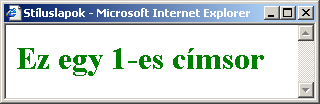 Rangsor 24 Meghatározás sorrendje szerint Későbbi deklaráció > korábbi deklaráció <!DOCTYPE HTML PUBLIC "-//W3C//DTD HTML 4.01 Transitional//EN" "http://www.w3.org/tr/html4/loose.