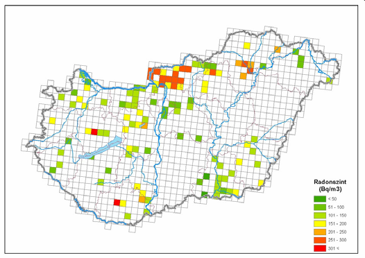 Radioaktív lakótársunk, a radon 19 Hol fontos a radont