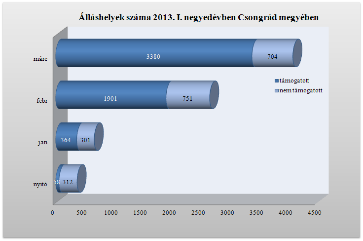 A megye álláskínálatának bemutatása 2013.