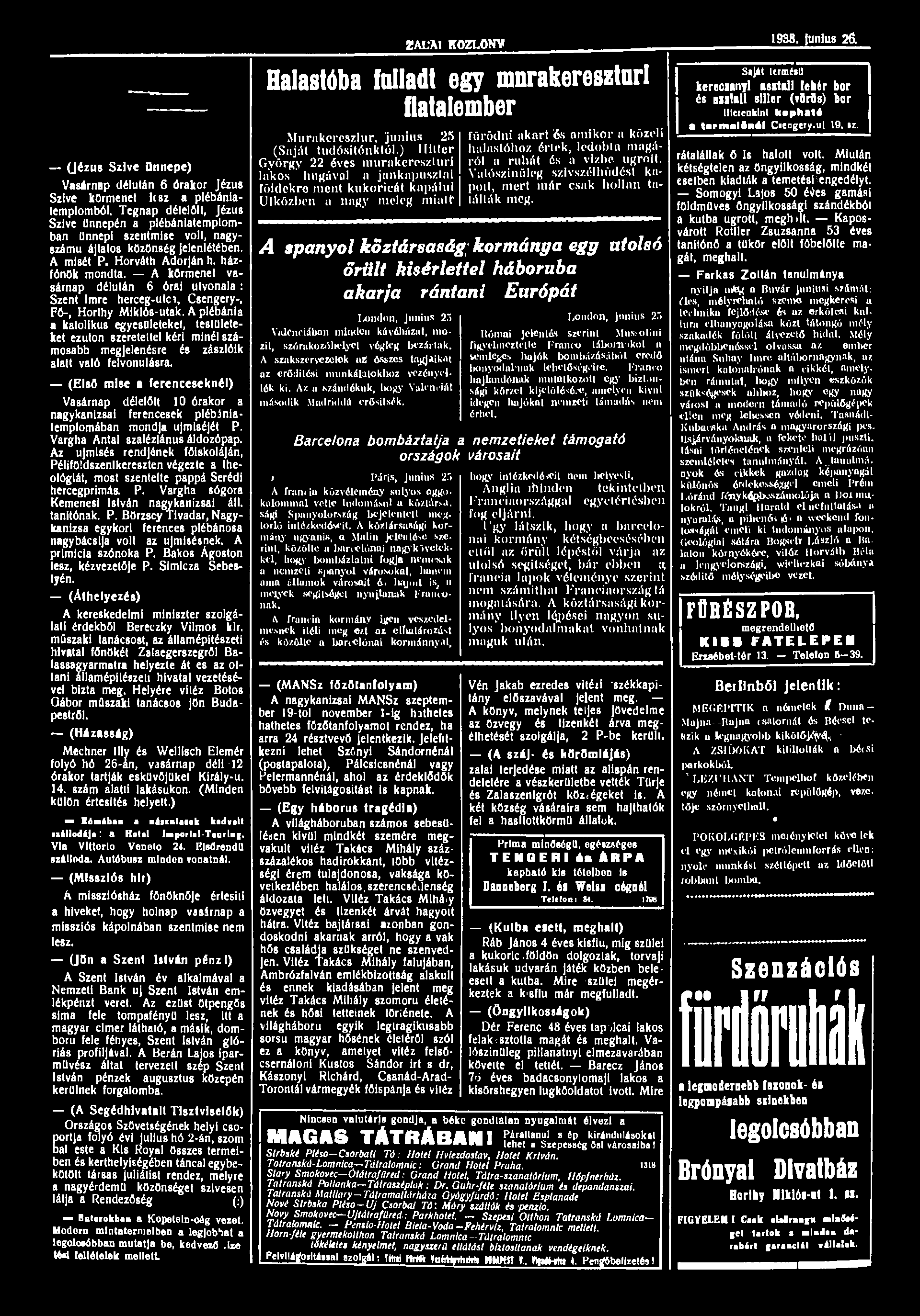 (Jézus Szive ünnepe) Vasárnap délután 6 érakor Jézus Szive körmenet iisz a plébániatemplomból.