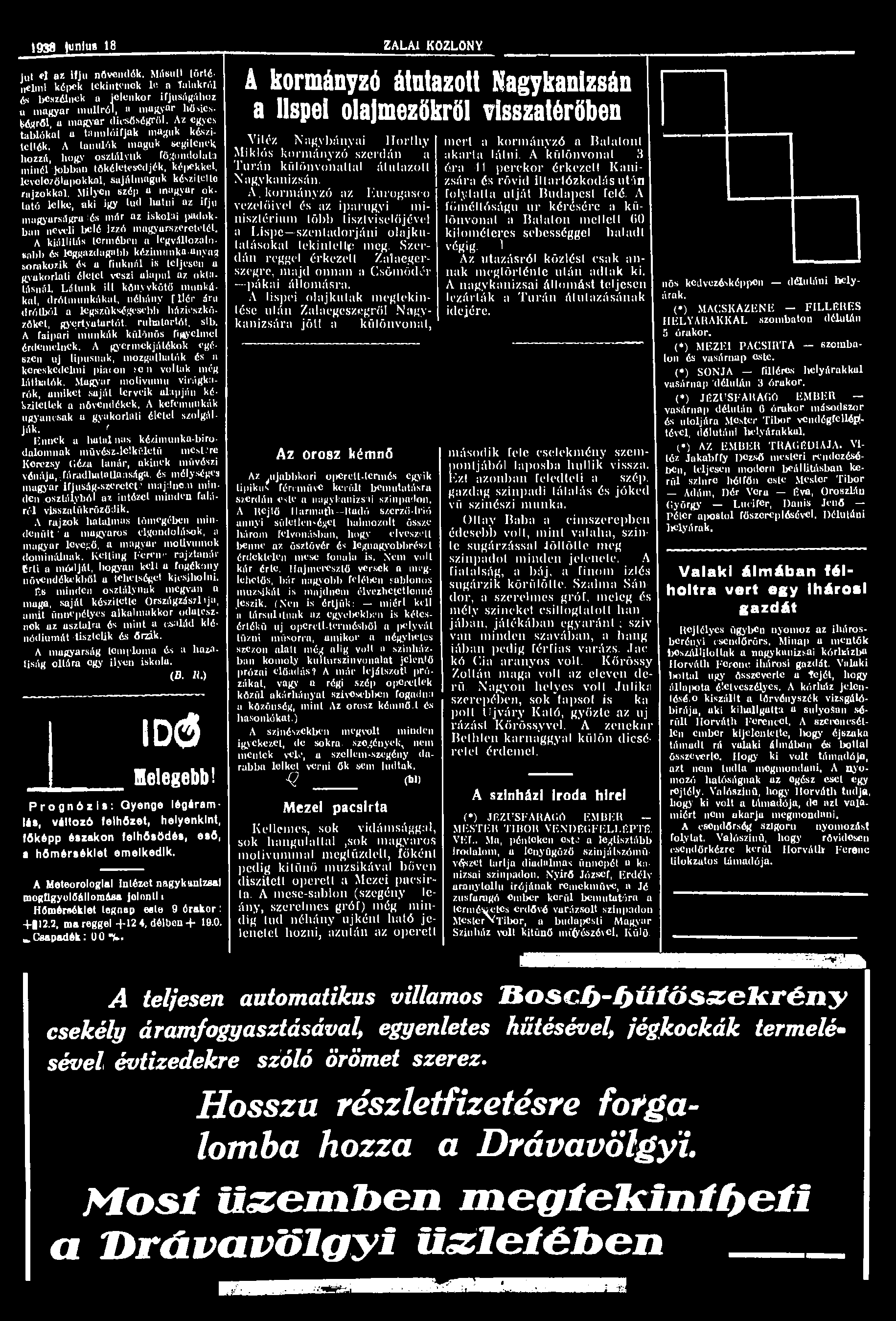 1938 tuntub 18 jut e az ifjú növendék. Másutt történelmi ké >ek tekintenek le n Tahikról és beszélnek a Jelenkor ifjúságéhoz o magyar múltról, a magyar hősies. Végről, a magyar dicsőségről.