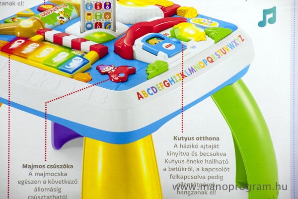 Több alkalommal szót ejtettünk már a kiváló minőségű Fisher-Price játékokról, melyek szórakoztató formában járulnak hozzá a legkisebbek fejlődéhez.