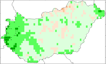 A sugárzási kényszer változásán alapuló új éghajlati szcenáriók a Kárpát-medence térségére EEA-C13-10 46 2021 2050 2069 2098 ALADIN_8.5 RegCM_4.5 ALADIN_8.5 RegCM_4.5 DJF SON JJA MAM 30.